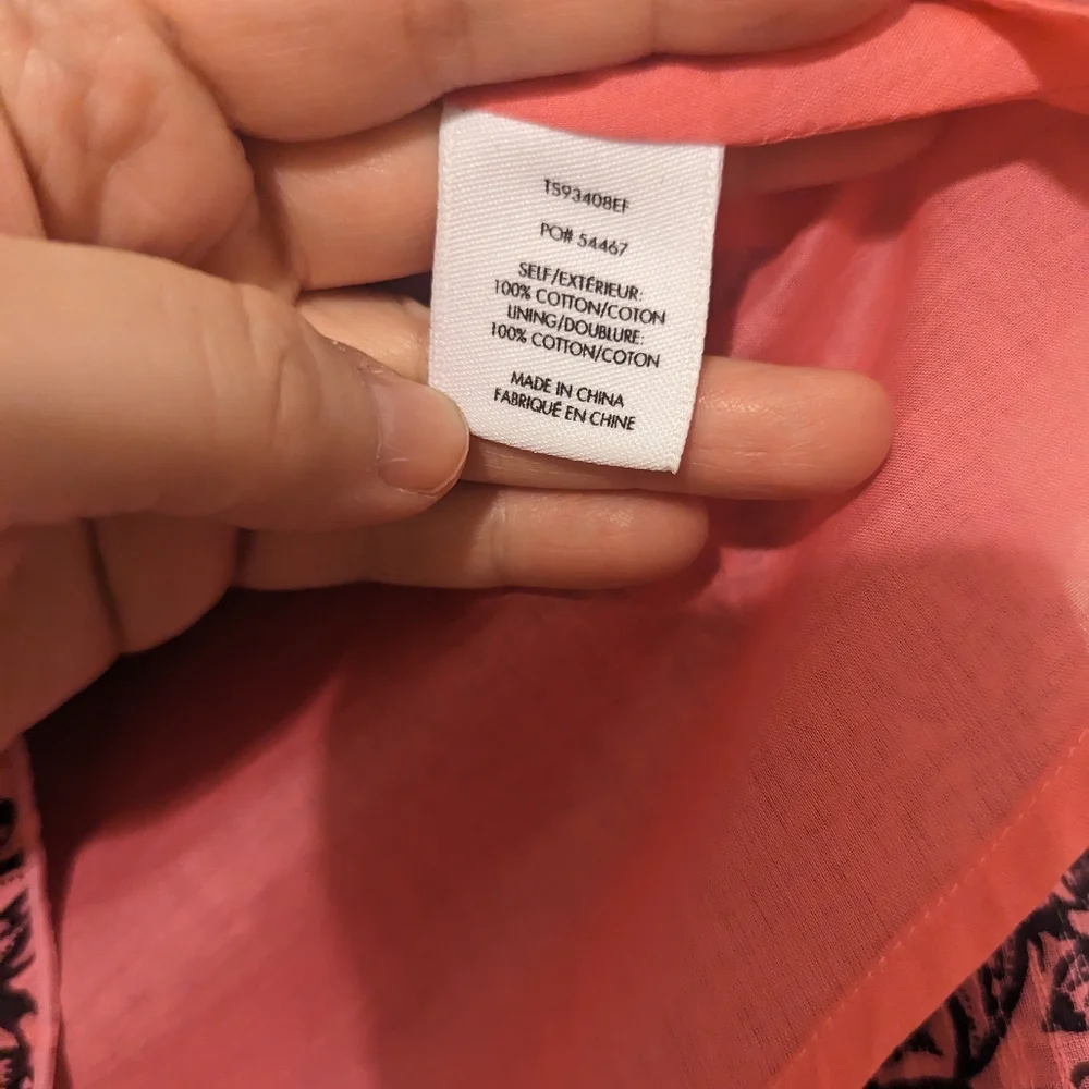 10 Crosby Derek Lam Ruffled Barbie Pink Floral Skirt - SZ 8 - Picture 2 of 9